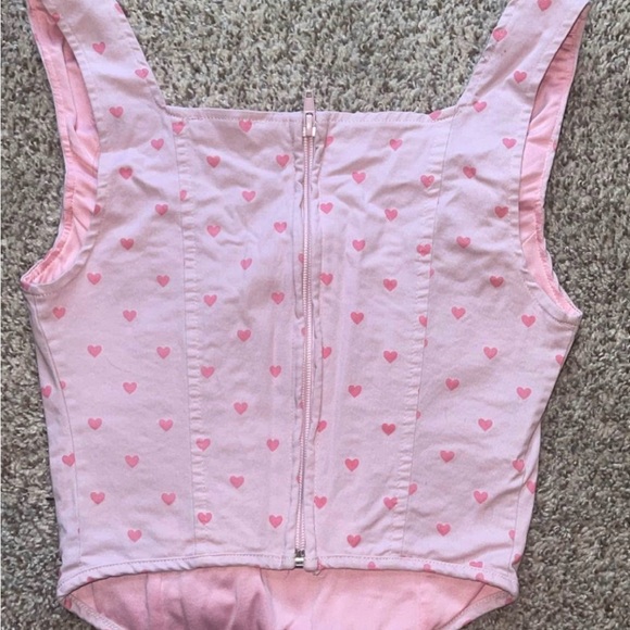 Sugar Thrillz Pink Corset Top - Picture 2 of 2